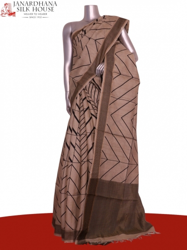 Handloom Pure Tussar Silk Saree